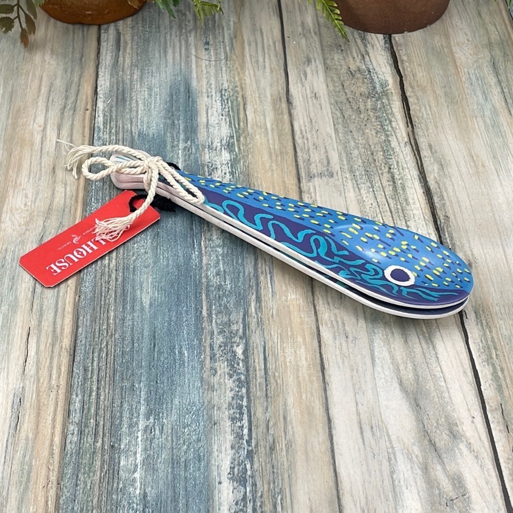⭐️💰Opalhouse bamboo melamine 2pc fish spoon set NWT BPA free